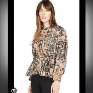 IRO BARDES PEPLUM TOP